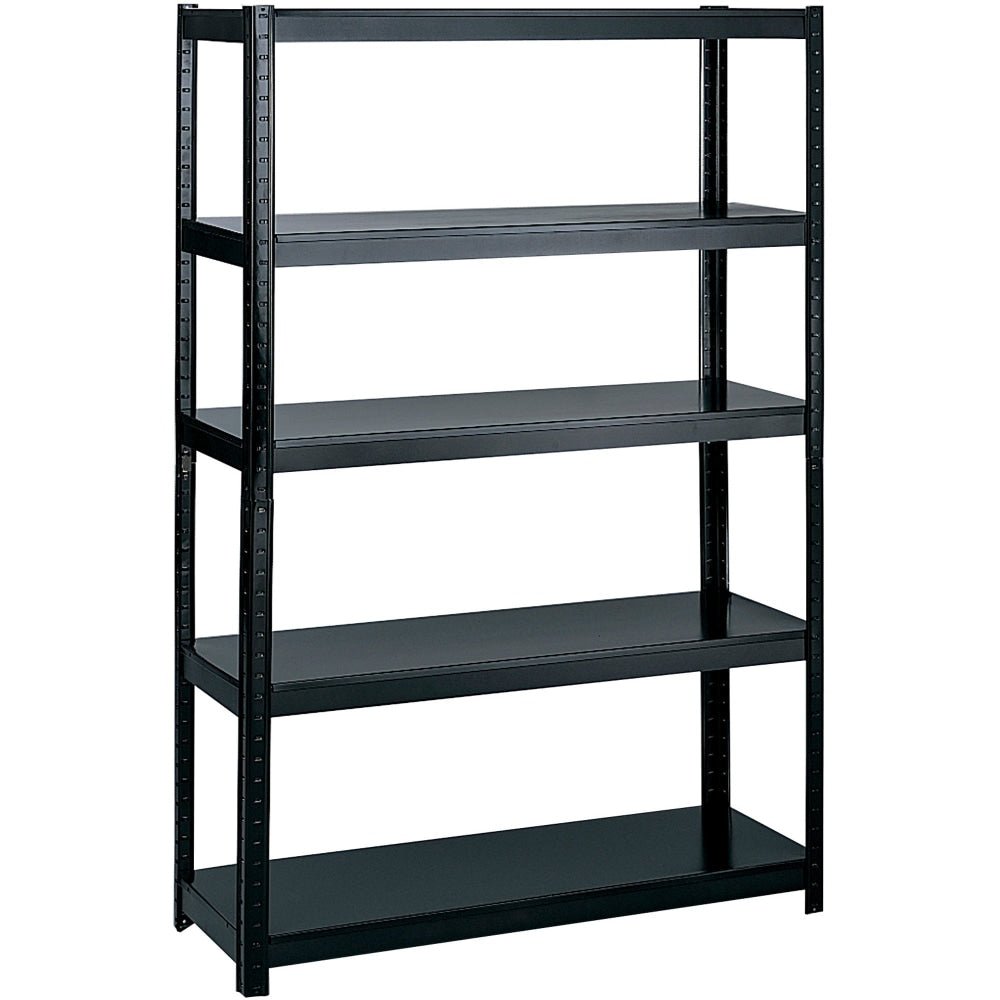 Safco Boltless Shelving, 48 1/2in Wide, Black