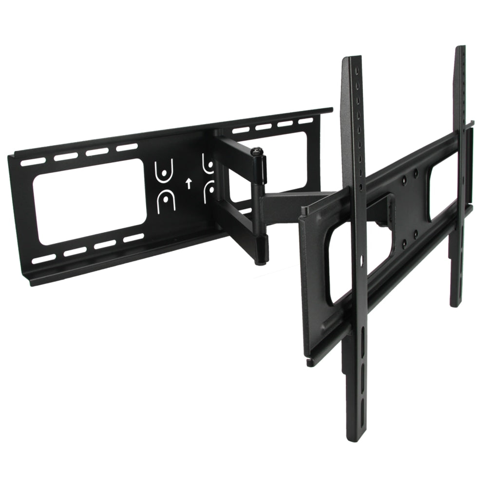 MegaMounts Full Motion Wall Mount For 32 - 70in TVs, 3inH x 26inW x 19inD, Black