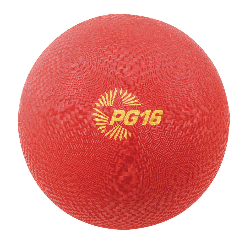 Champion Sports Playground Ball, 16in, Red