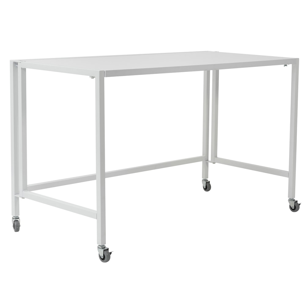 Eurostyle Christel 48inW Folding Writing Desk, White