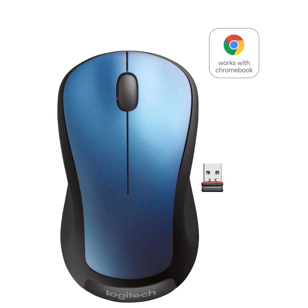 Logitech M310 Wireless Optical Mouse, Peacock Blue