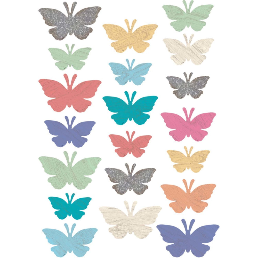 Teacher Created Resources Accents, Home Sweet Classroom Butterflies, 60 Pieces Per Pack, Set Of 3 Packs