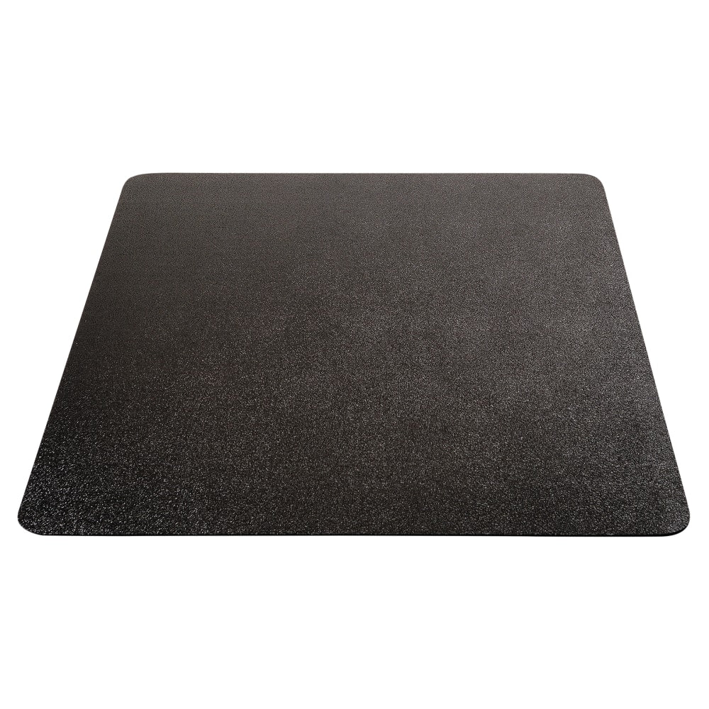 Deflecto Chair Mat For All-Day Use On Hard Floors, 36in x 48in, Black