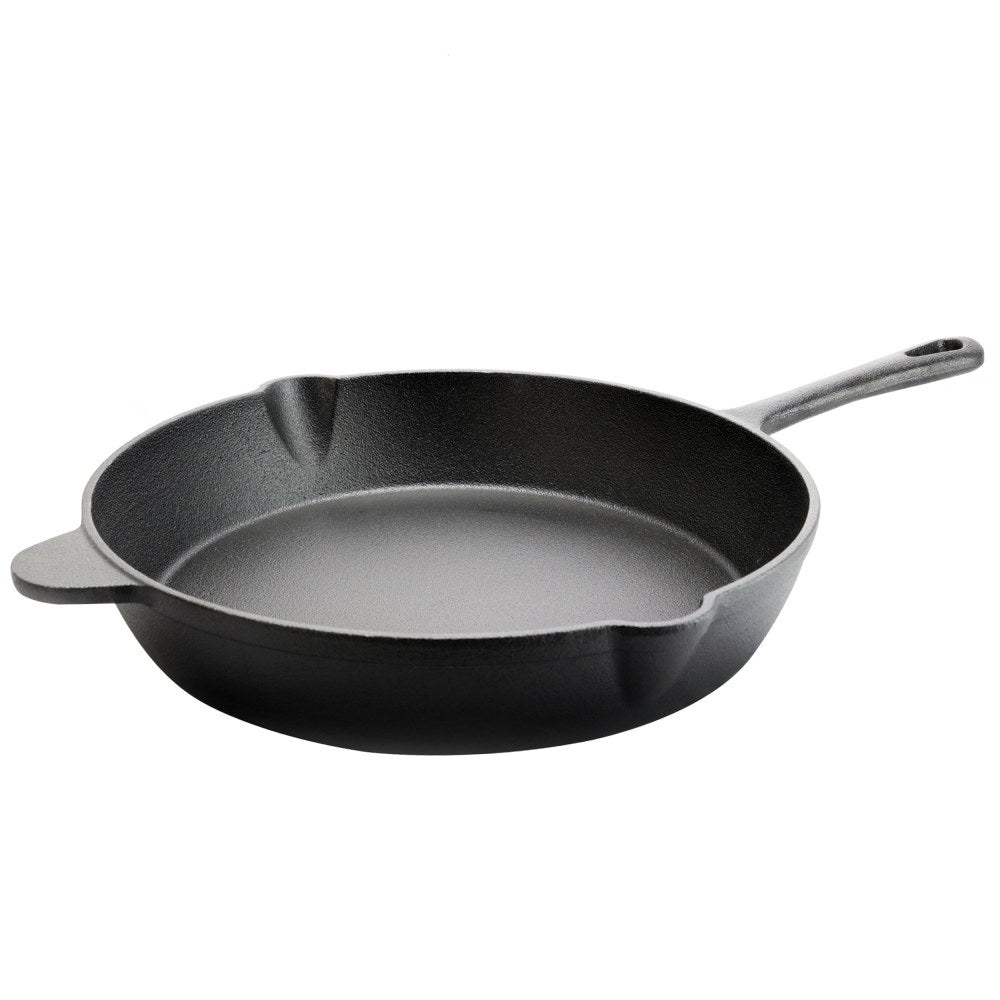 Gibson General Store Addlestone Cast Iron Frying Pan, 12in, Black