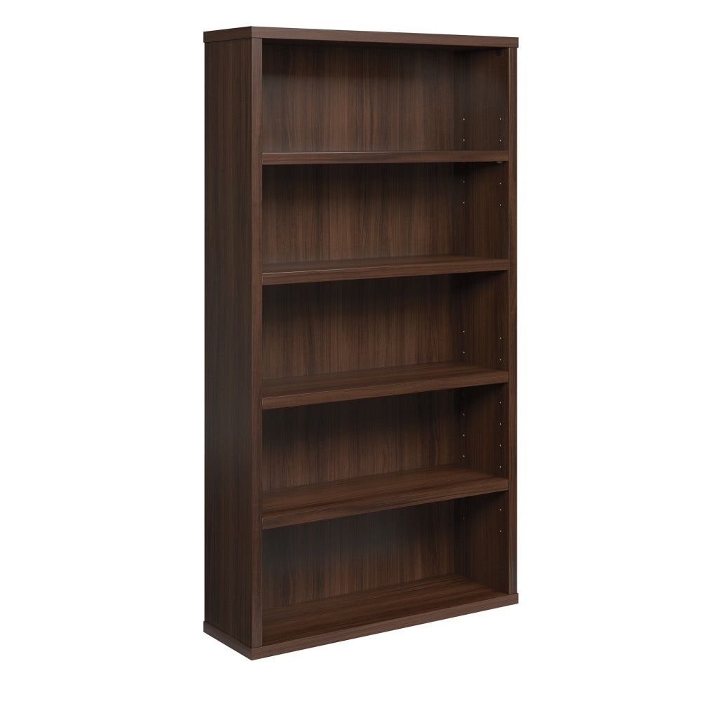 Sauder Affirm Commercial 66inH 5-Shelf Bookcase, Noble Elm