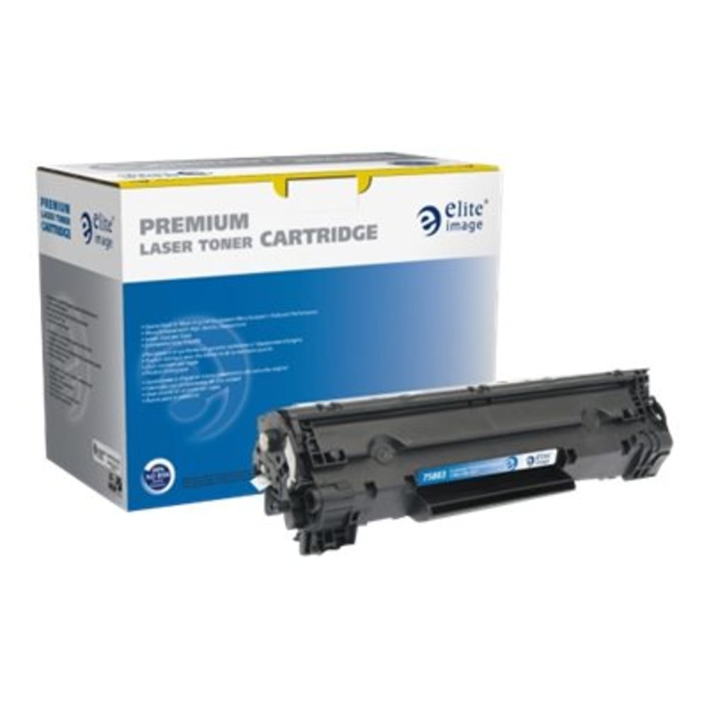 Elite Image Remanufactured Black Toner Cartridge Replacement For Canon 128, ELI75883