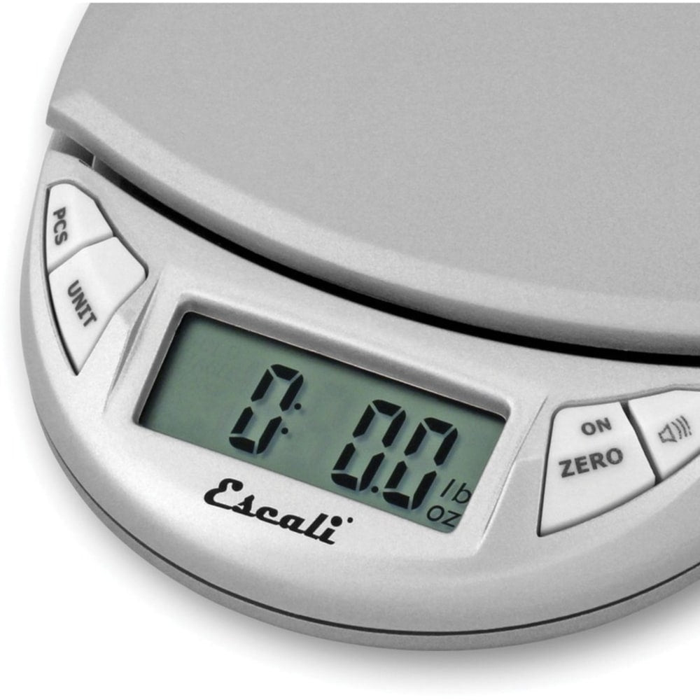 Escali Pico Pocket Scale - 11 lb / 5 kg Maximum Weight Capacity - Silver Gray