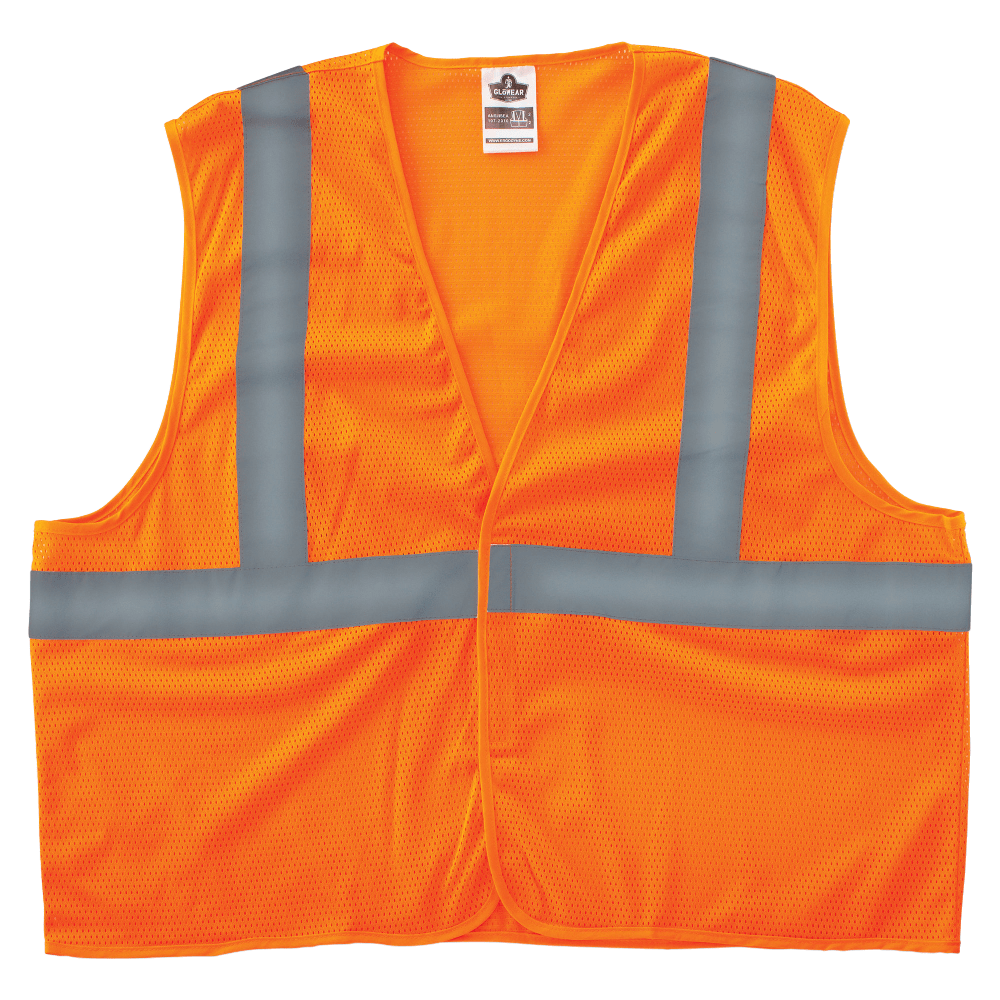 GloWear 8205HL L/XL Orange Type R Class 2 Super Econo Mesh Vest