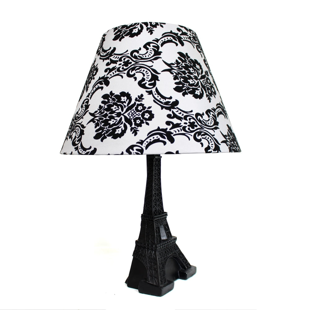 Simple Designs Eiffel Tower Paris Table Lamp with Shade