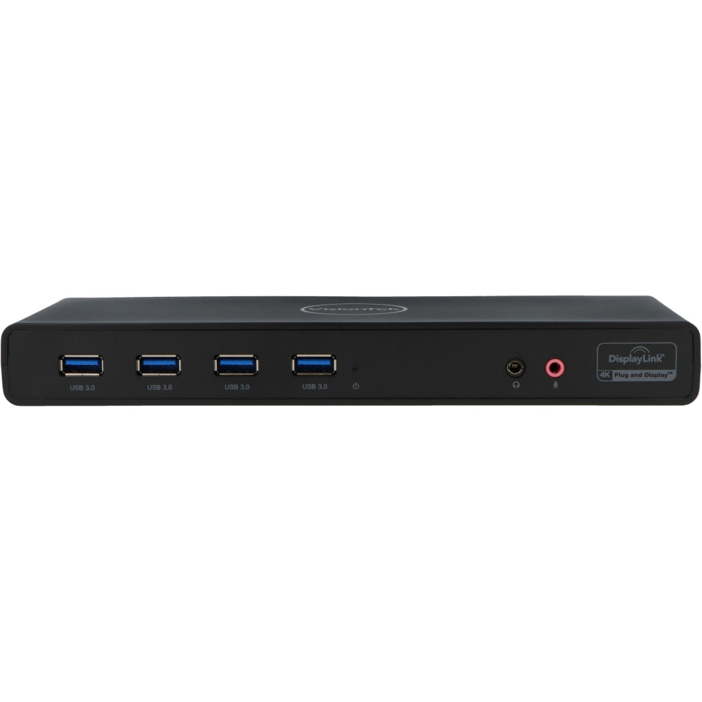 VisionTek VT4000 USB / USB-C Docking Station Dual 4K Displays - 6 x USB 3.0 - RJ-45 Ethernet -2x HDMI -2x DisplayPort - Audio Line In - Audio Line Out - Dock for Windows, Apple Mac including M1, Chromebook - Displaylink