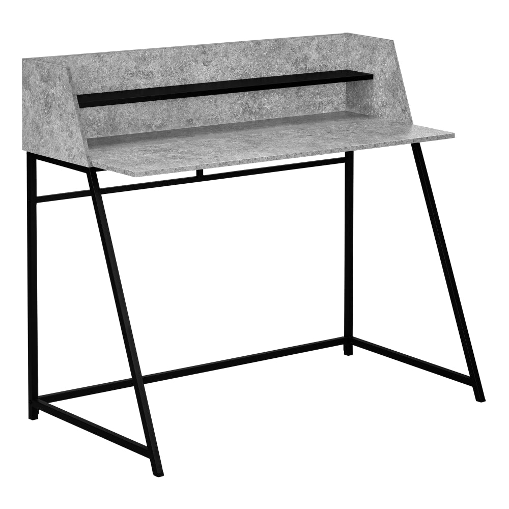 Monarch Specialties Mattie 48inW Computer Desk, Gray/Black