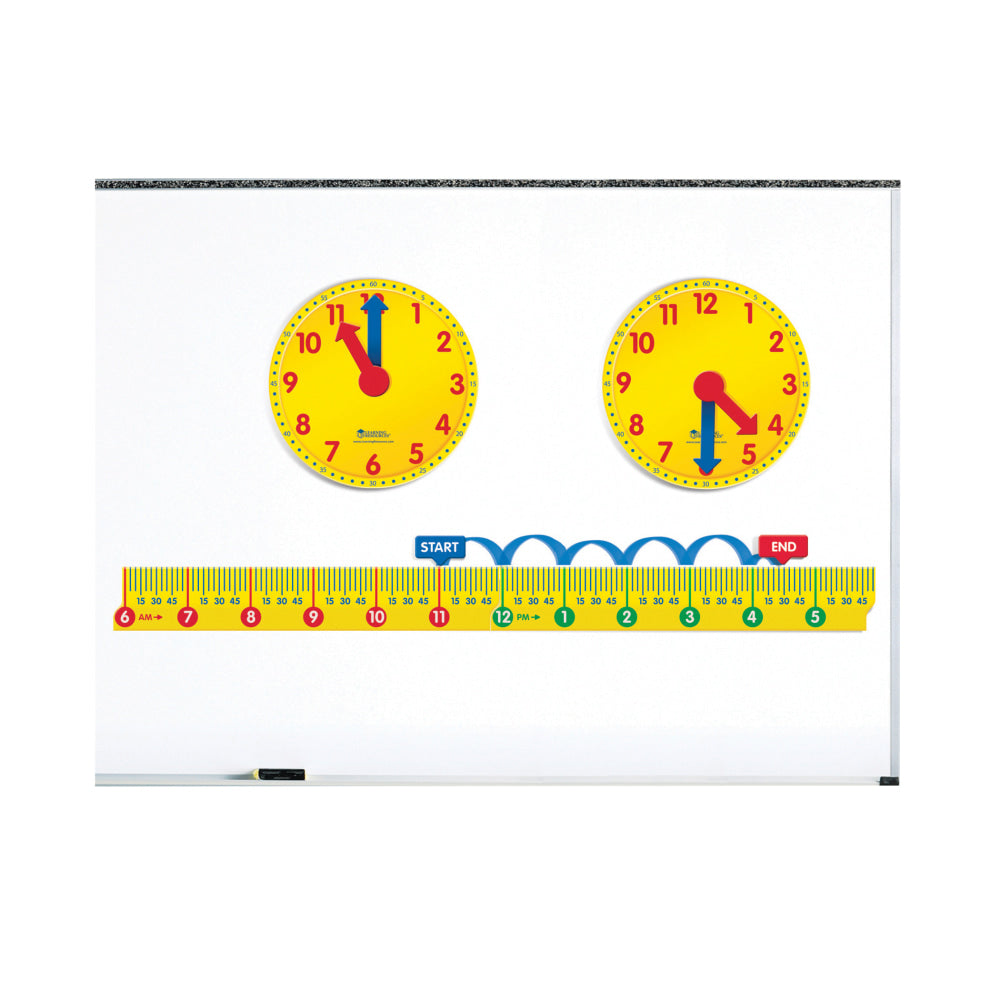 Learning Resources Magnetic Elapsed Time Set, Pre-K To Grade 2