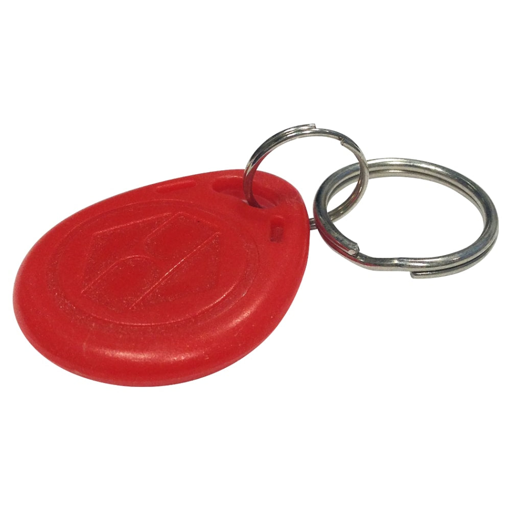 uAttend RFID Fobs, 4.3in x 4.6in x 2.3in, Red, Pack Of 10