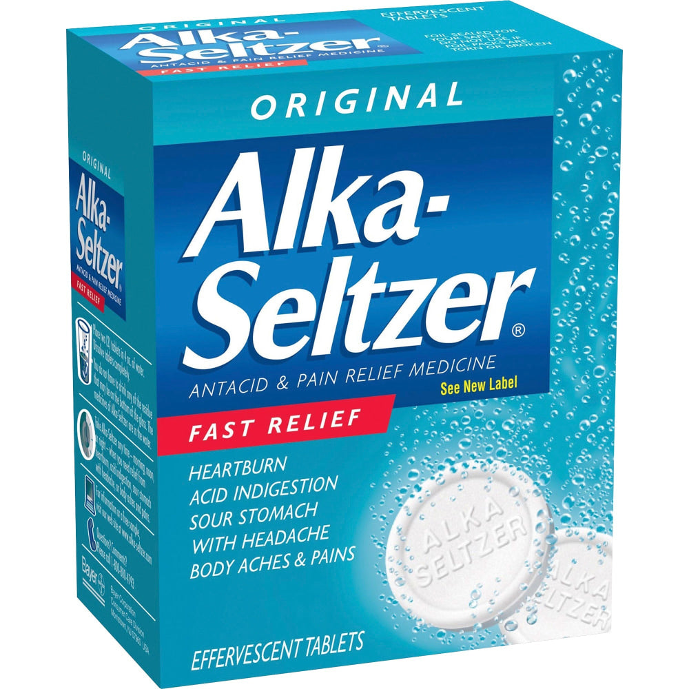 Alka-Seltzer Refills, 2 Per Packet, Box Of 36 Packets