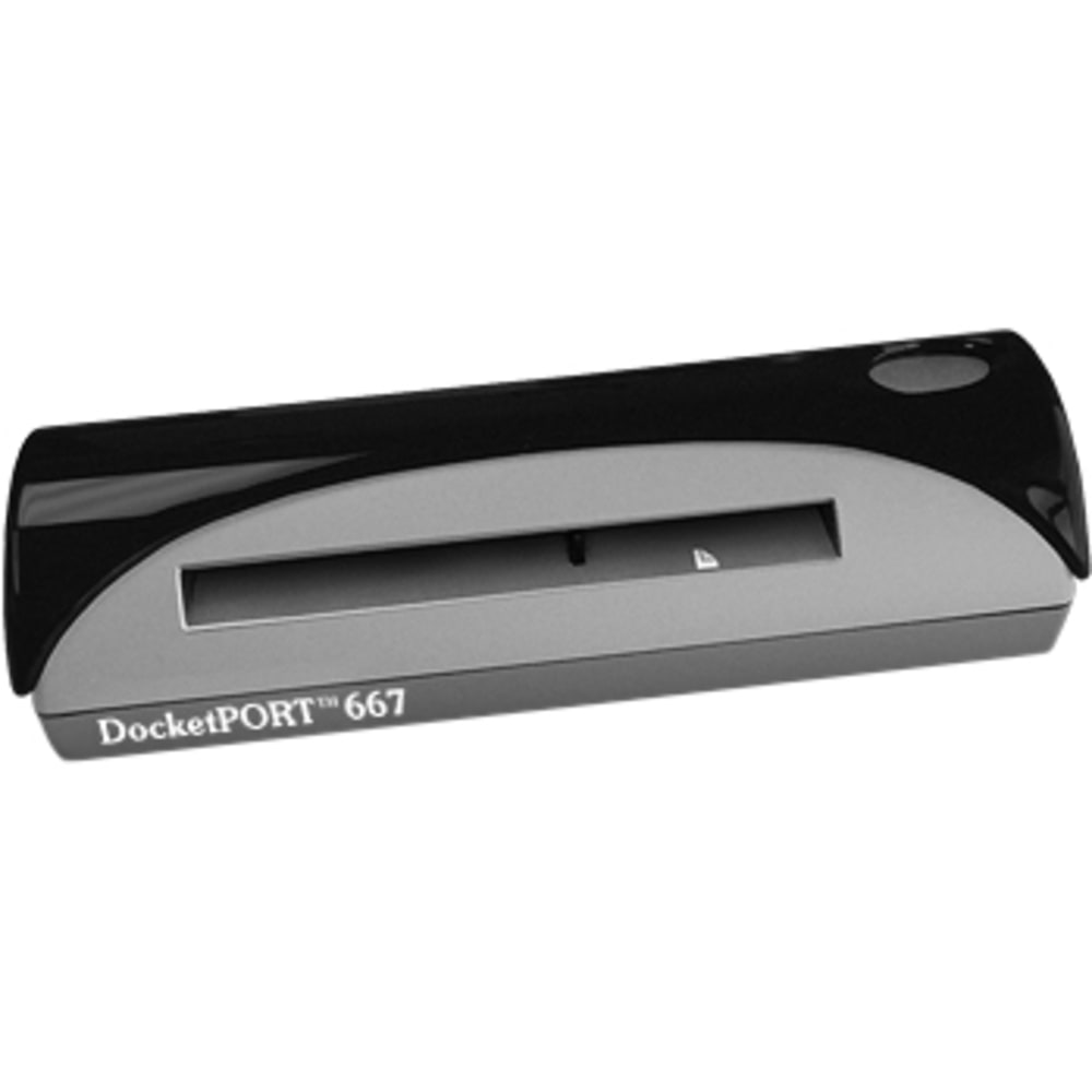 DocketPORT DP667 Card Scanner - 48-bit Color - 8-bit Grayscale - USB