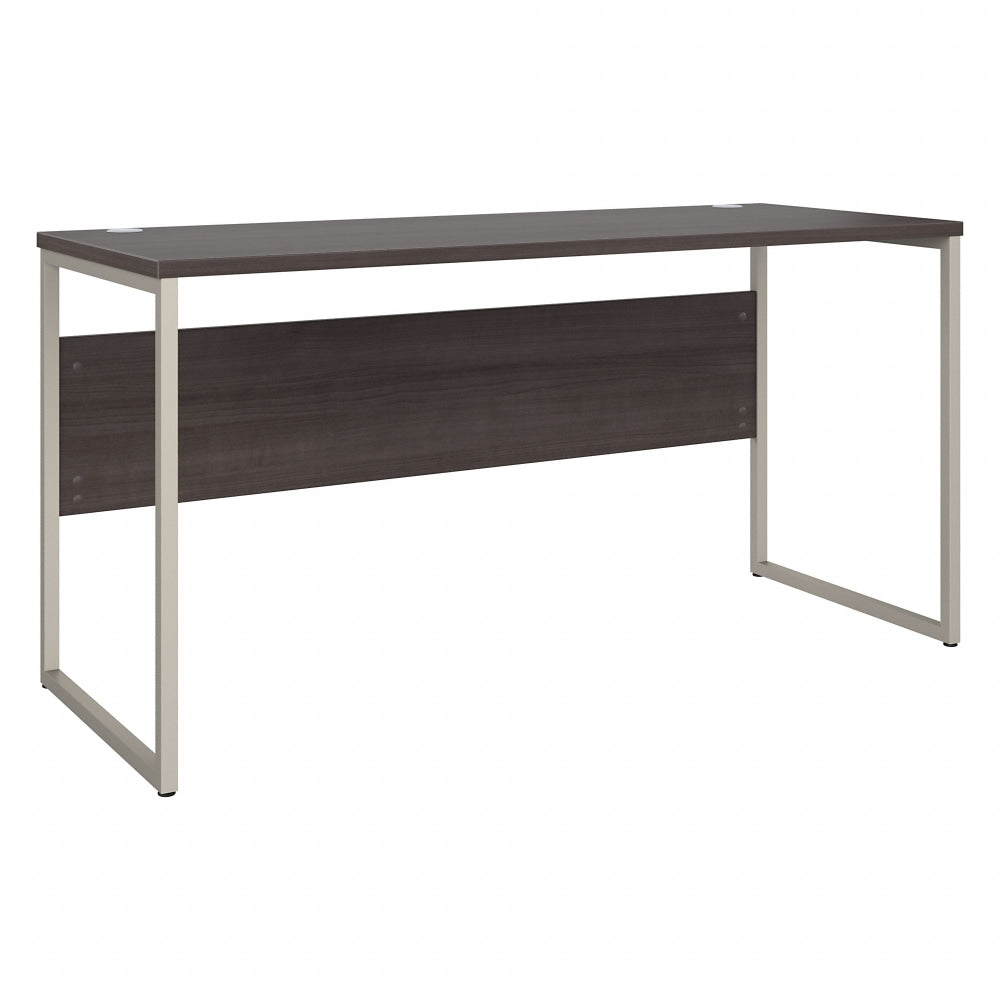 Bush Business Furniture Hybrid 60inW x 24inD Computer Table Desk With Metal Legs, Storm Gray, Standard Delivery