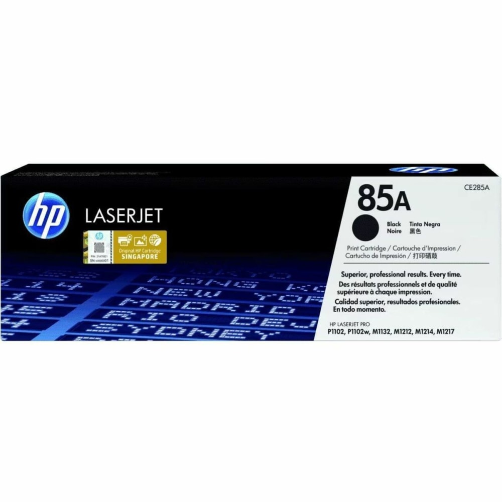 HP 85A Black Toner Cartridge, CE285AC