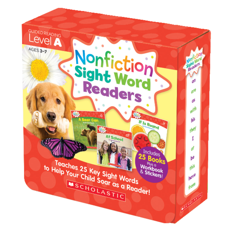 Scholastic Teacher Resources Nonfiction Sight Word Readers Parent Pack, Level A, Pre-K To 1st Grade