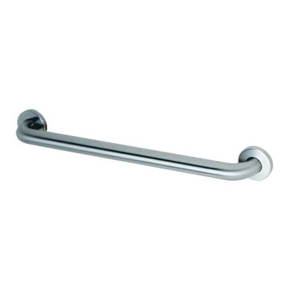 Bobrick Straight Stainless-Steel Grab Bar, 1-1/2in x 18in, Silver