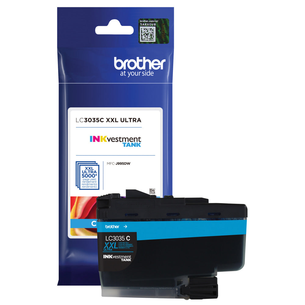 Brother LC3035 INKvestment Cyan Extra-High-Yield Ink Tank, LC3035C