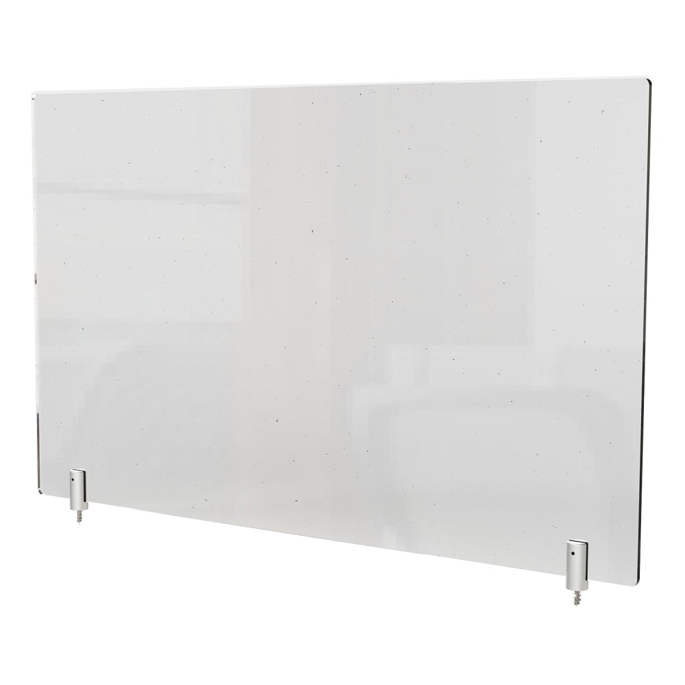 Ghent Partition Extender, With Screws, 30inH x 42inW x 13/16, Clear