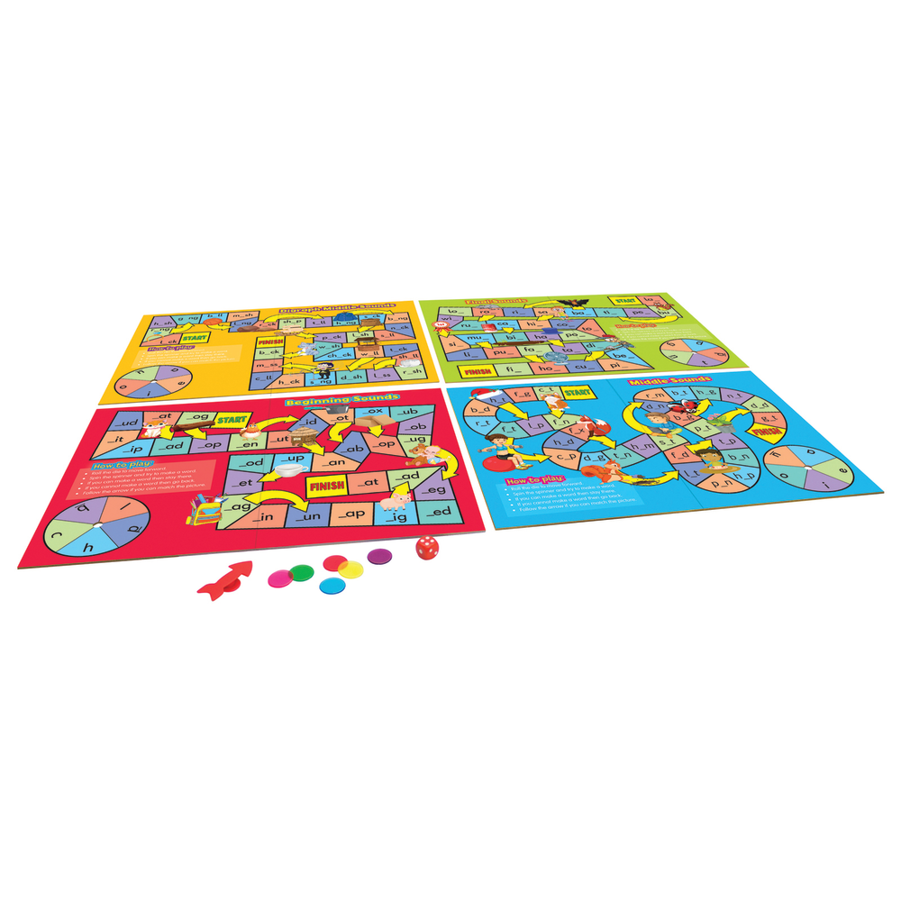 Junior Learning Phonics Board Games