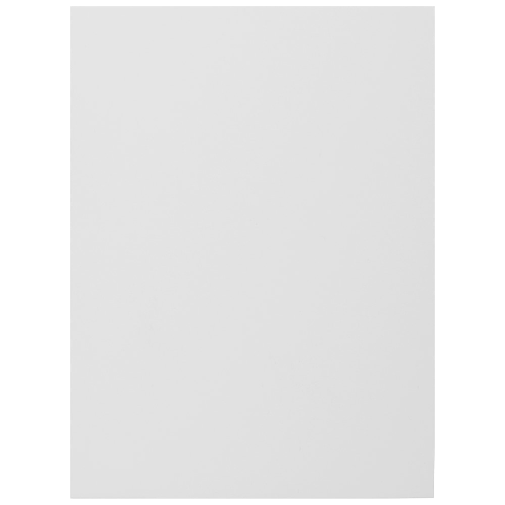 JAM Paper Fold-Over Cards, A6, 4 5/8in x 6 1/4in, Strathmore Bright White, Pack Of 25