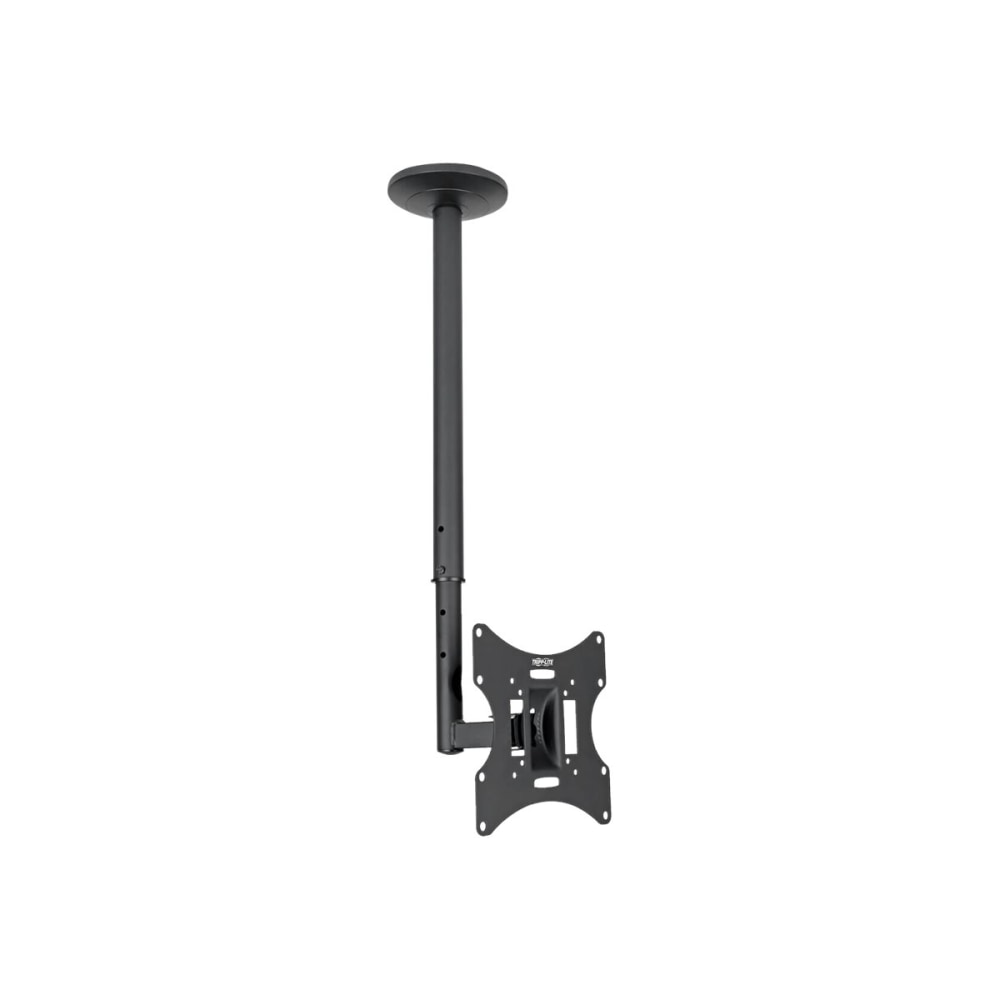 Eaton Tripp Lite Series Display TV Ceiling Monitor Mount Arm Swivel Tilt - Bracket - full-motion - for LCD display - steel - black - screen size: 23in-42in - ceiling mountable