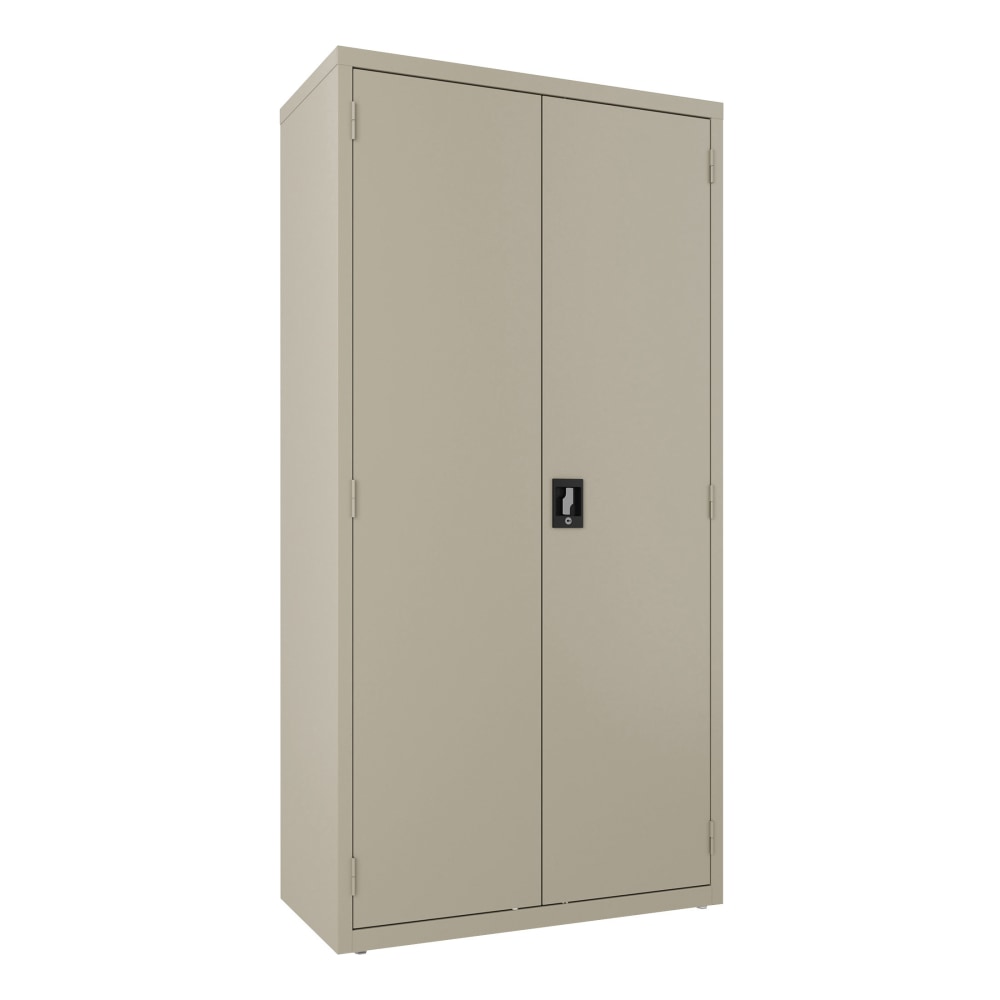 Lorell Fortress Series Steel Wardrobe Cabinet, Putty