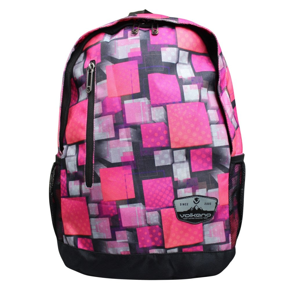 Volkano Two Squared Backpacks, Pink, Pack Of 10 Backpacks