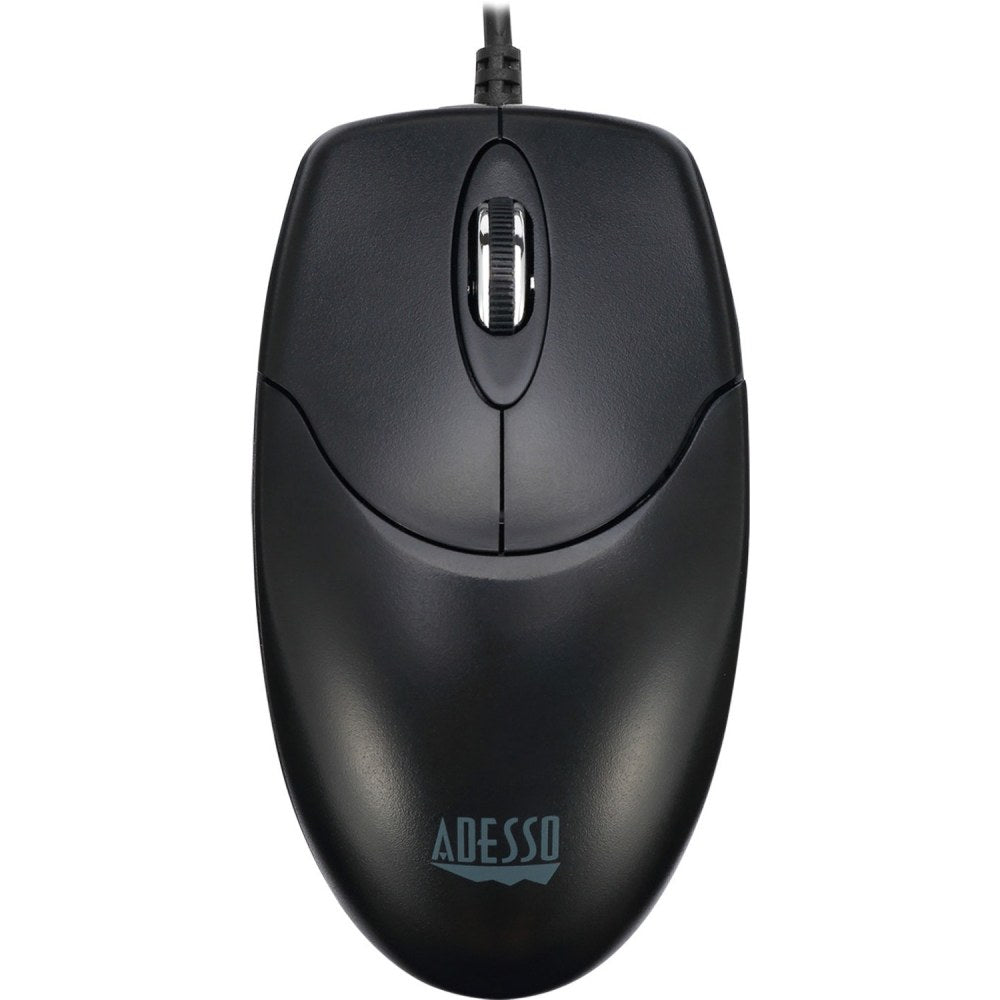 Adesso iMouse M6-TAA - Optical Scroll Mouse (TAA Compliant) - Full-size Mouse - Optical - Cable - Black - USB - 1000 dpi - Scroll Wheel - 3 Button(s) - Symmetrical - TAA Compliant