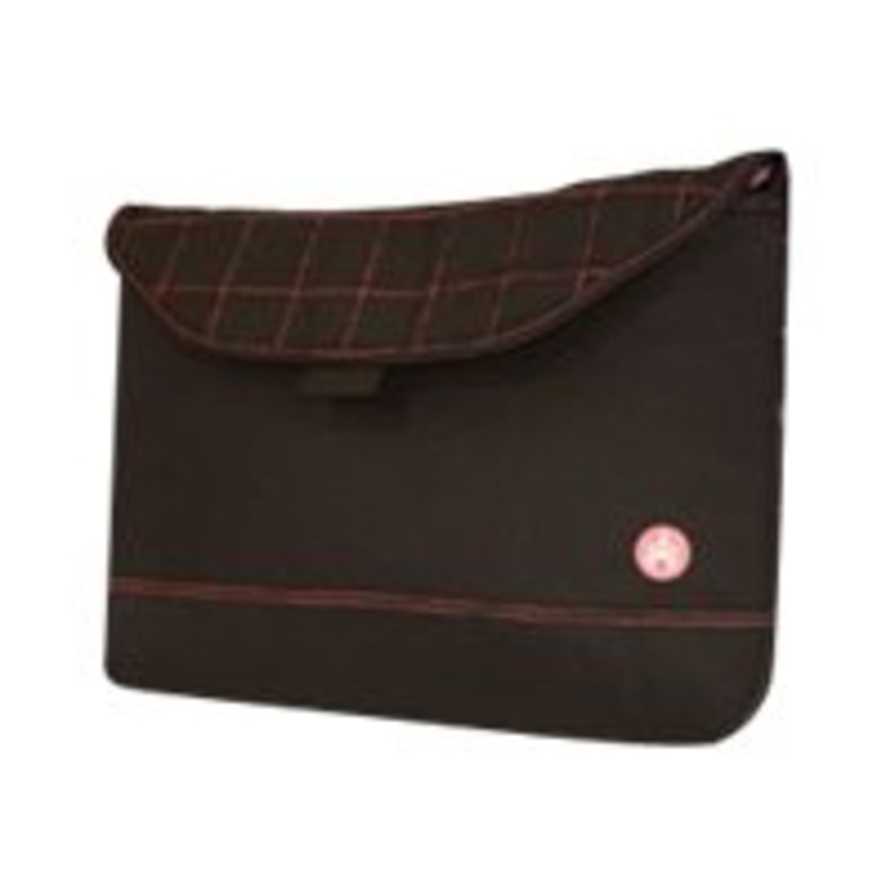 Mobile Edge Sumo 15.6in PC or 17in MacBook Nylon Sleeve - Notebook sleeve - 15.6in - 17in - black, pink