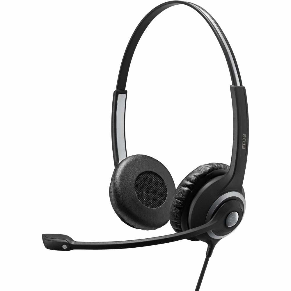 EPOS IMPACT SC 260 Headset - Stereo - Easy Disconnect - Wired - On-ear - Binaural - Noise Cancelling, Electret, Uni-directional, Condenser Microphone - Black