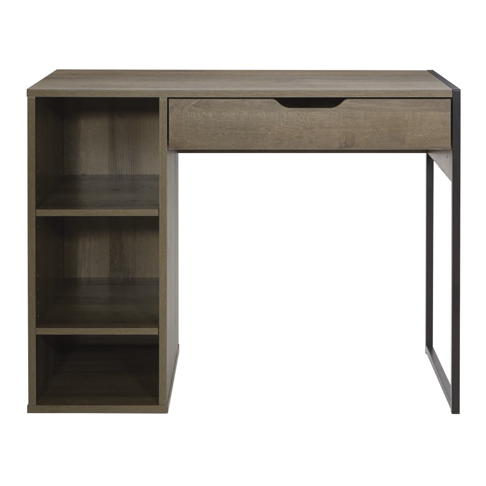 Office Star Ravel 40inW Computer Desk, Gray Oak