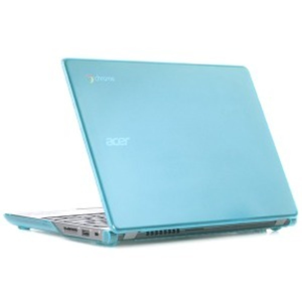 iPearl mCover Chromebook Case - For Chromebook - Aqua - Shatter Proof - Polycarbonate