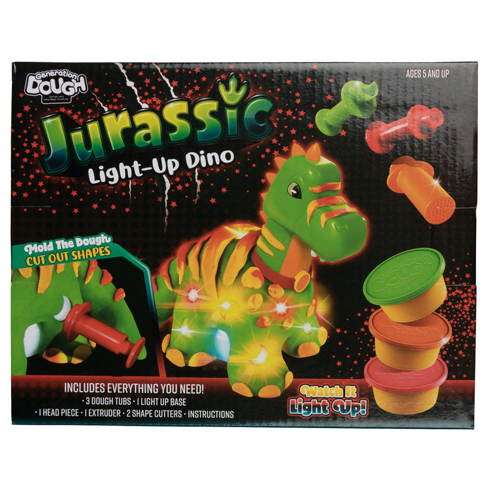 JAM Paper Games, Jurassic Light-Up Dough Molding Kit