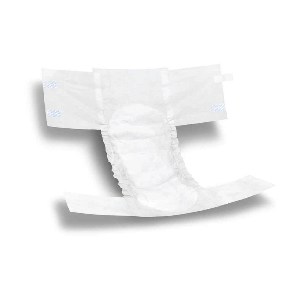 FitRight Basic Disposable Briefs, Medium, White, 25 Briefs Per Bag, Case Of 4 Bags