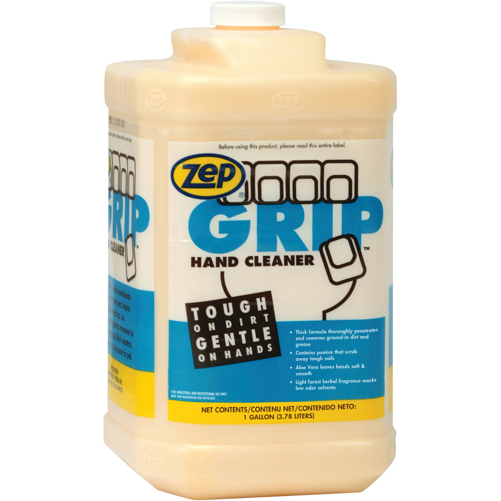 Zep Professional Grip Heavy-Duty Liquid Hand Cleaner, 1 Gallon, Pack Of 4 Jugs