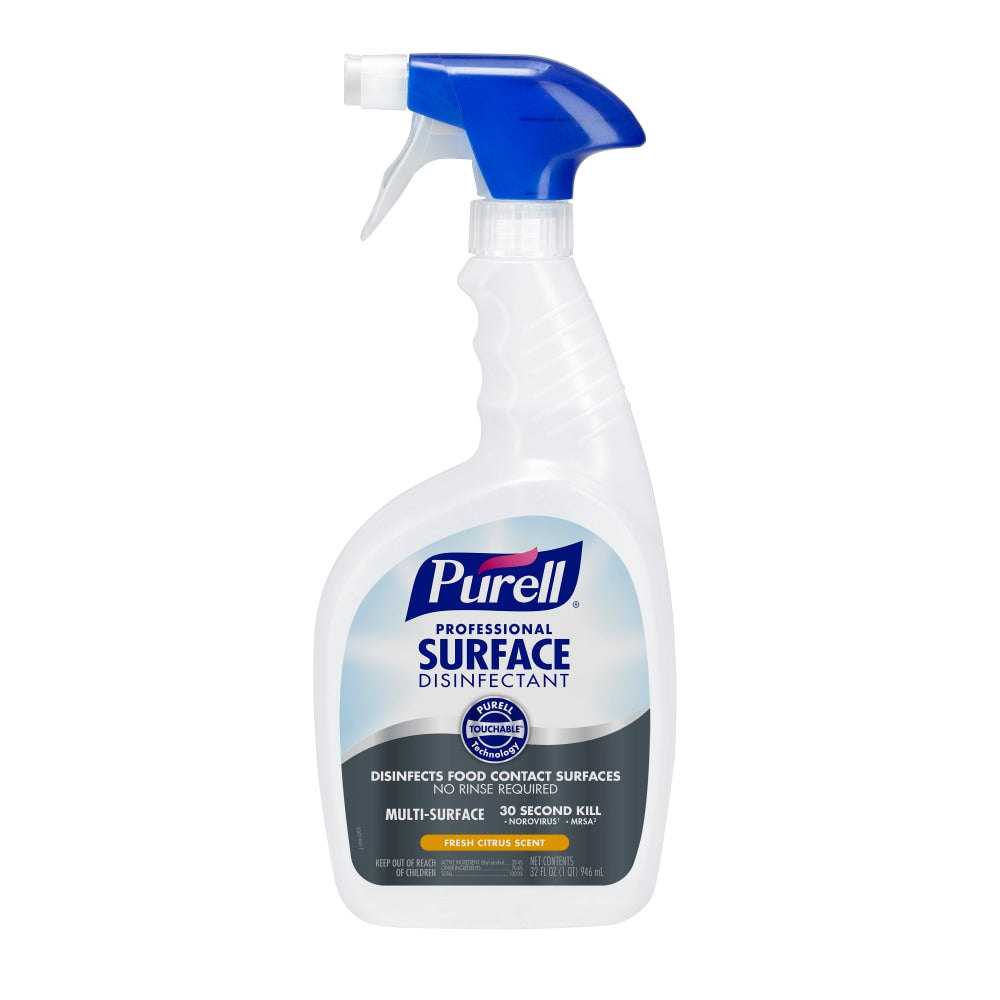 Purell Professional Surface Disinfectant, Citrus Scent, 32 Oz Bottle