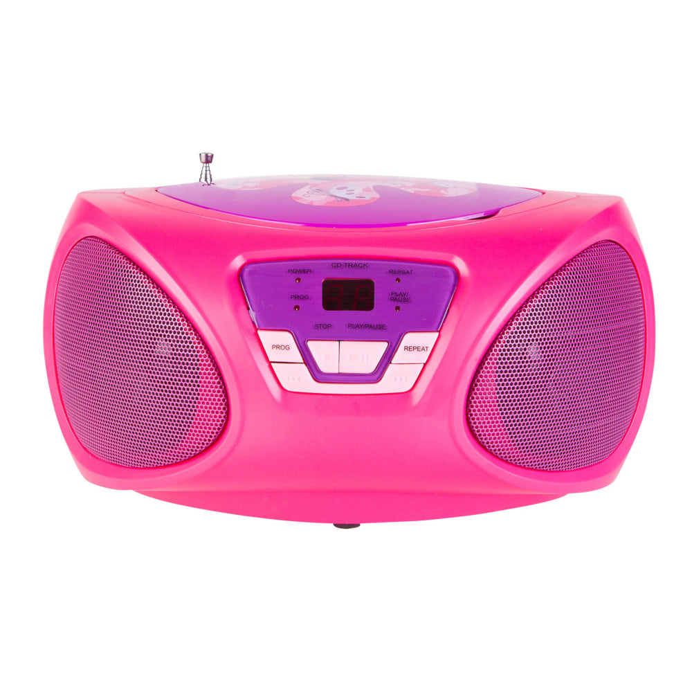 Sakar Dora the Explorer 99576830M CD Boombox, 8.25inH x 9inW x 5inD, Pink