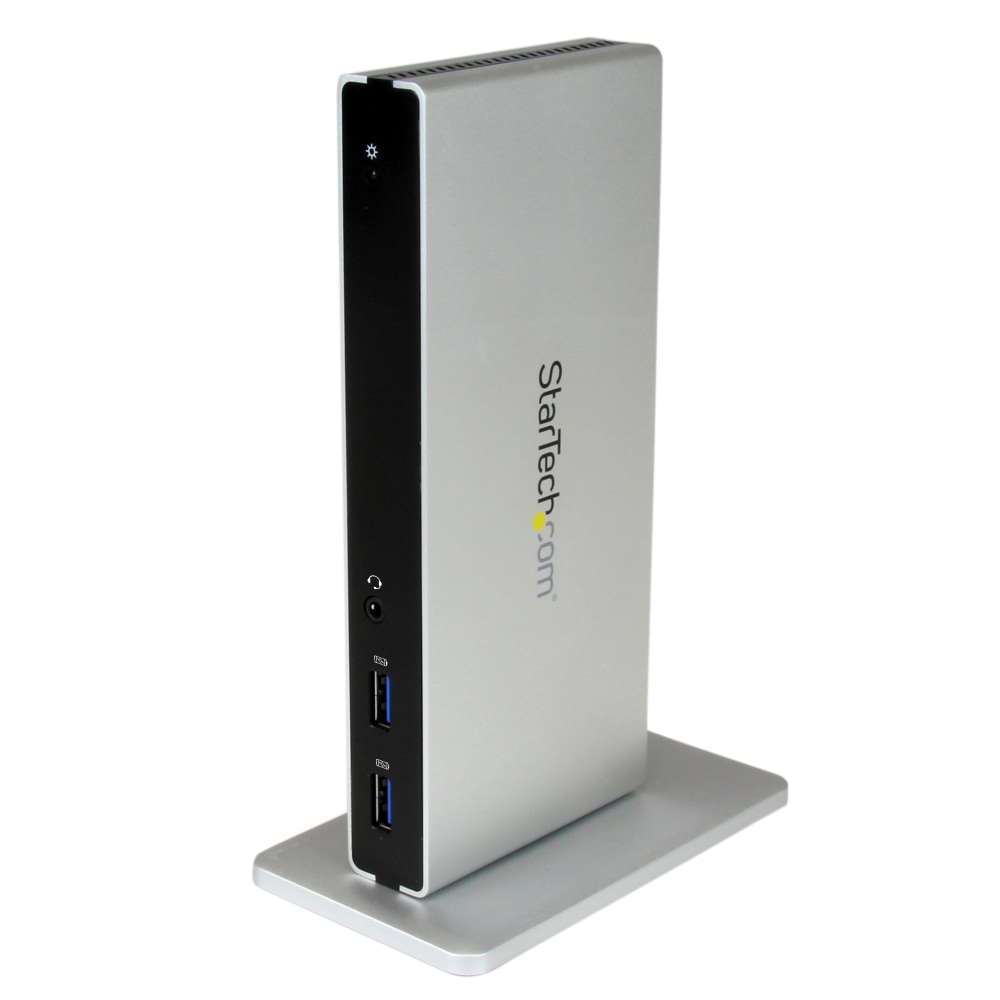 StarTech.com USB 3.0 Docking Station - Compatible with Windows / macOS - Dual DVI Docking Station Supports Dual Monitors - DVI to HDMI and DVI to VGA Adapters Included - USB3SDOCKDD - Dual Monitor Docking Station - 2 x DVI Ports