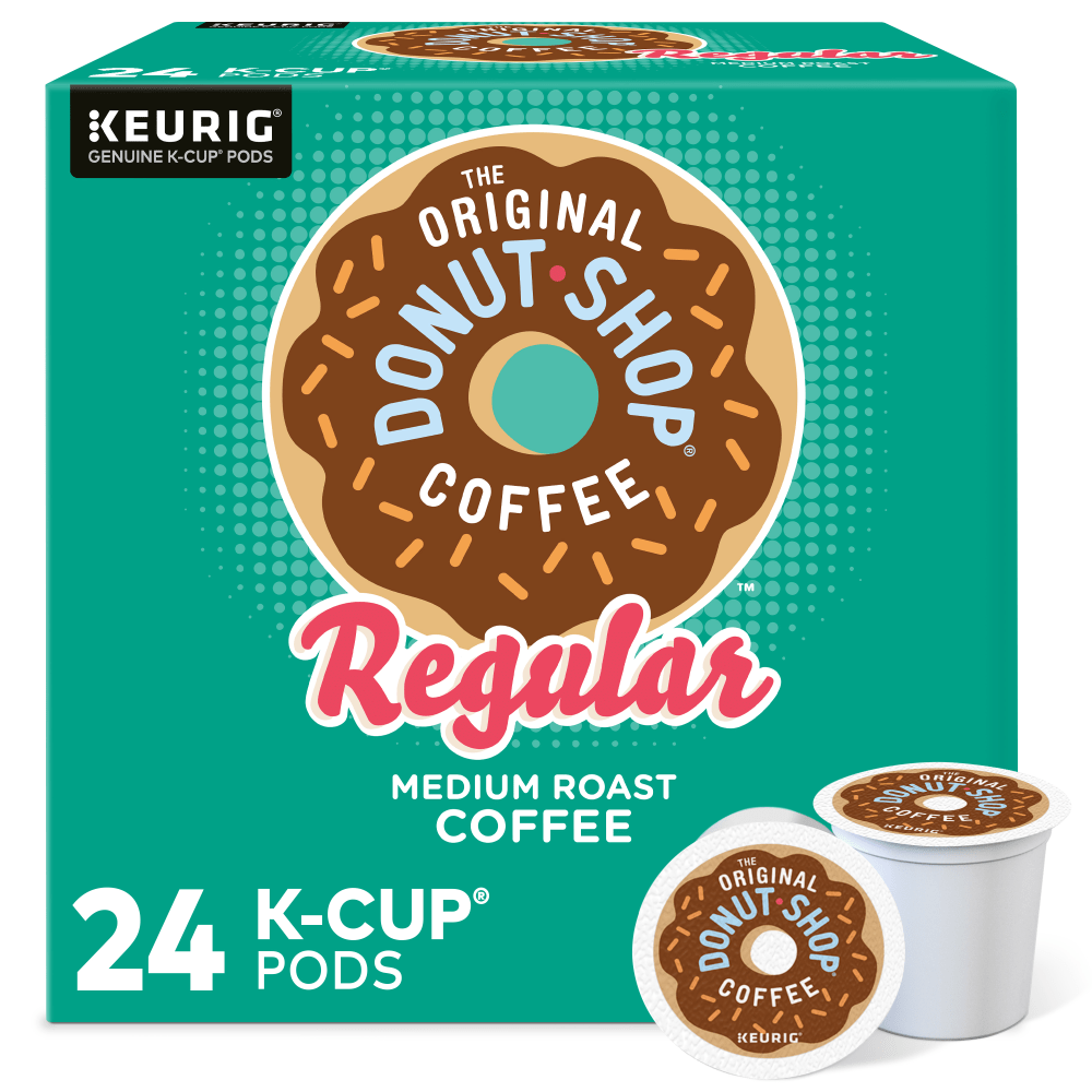 The Original Donut Shop Single-Serve Coffee K-Cup Pods, Classic, Carton Of 24