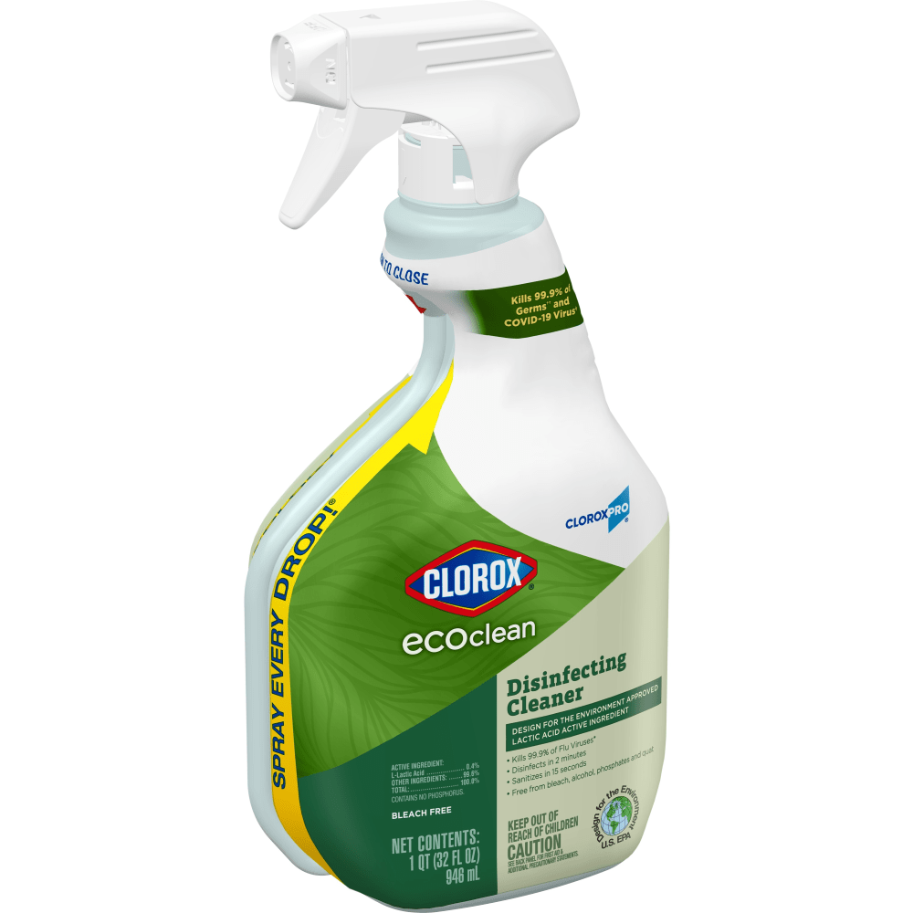 Clorox CloroxPro EcoClean Disinfecting Cleaner Spray Bottle, 32 Oz