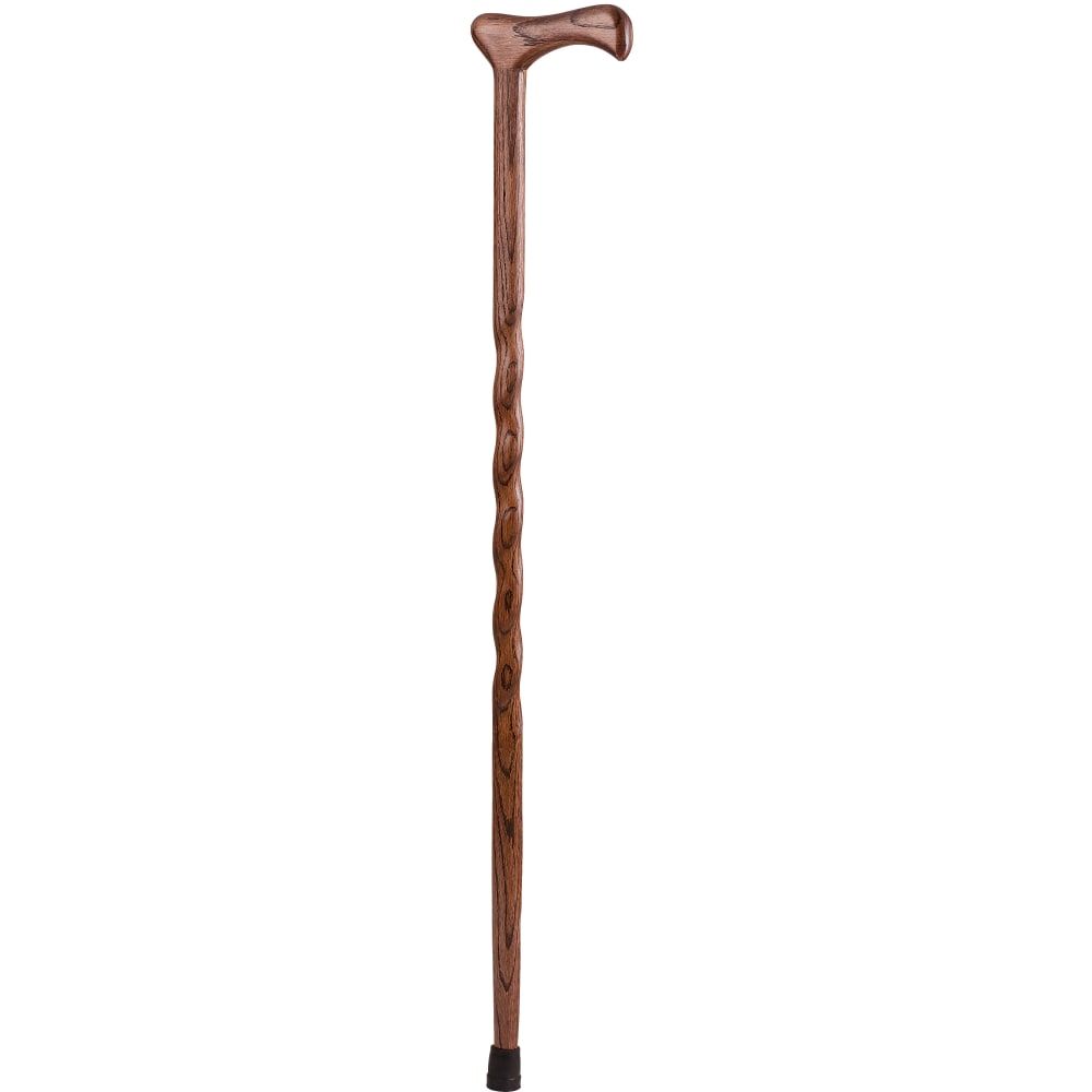 Brazos Walking Sticks Twisted Oak Walking Cane, 37in, Red