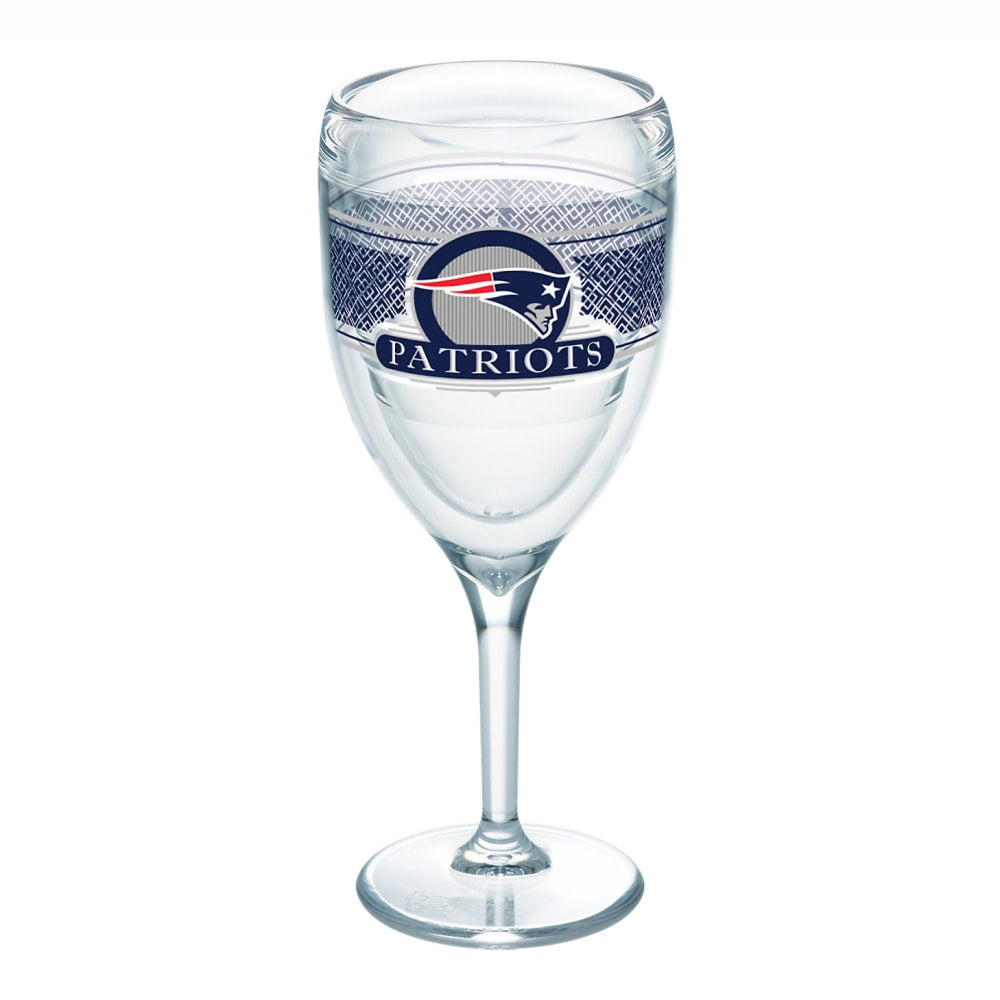 Tervis NFL Select Wine Glass, 9 Oz, New England Patriots