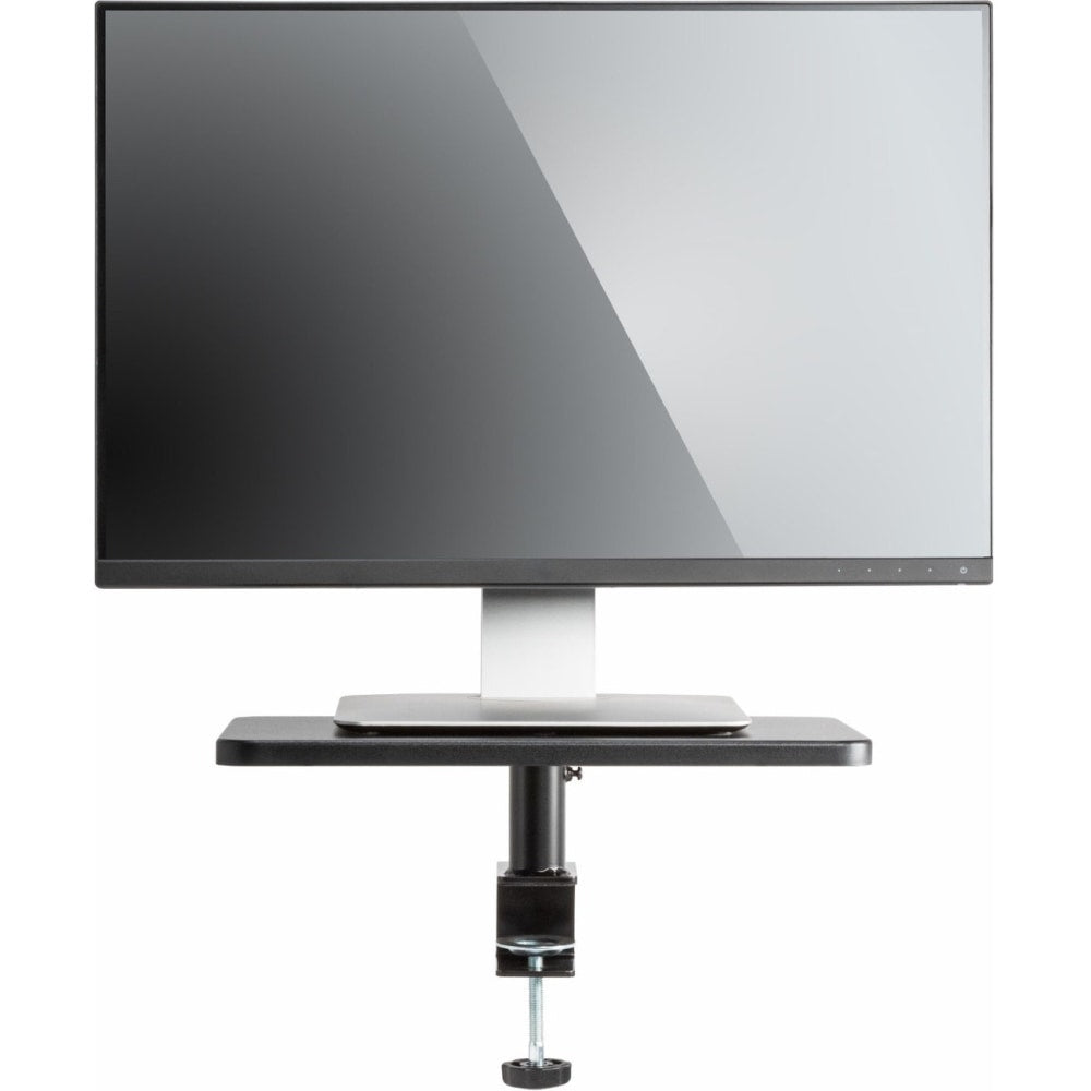 Allsop Ascend - Mounting kit (2 stands) - height adjustable - for 2 LCD displays / notebook - metal - desk-mountable