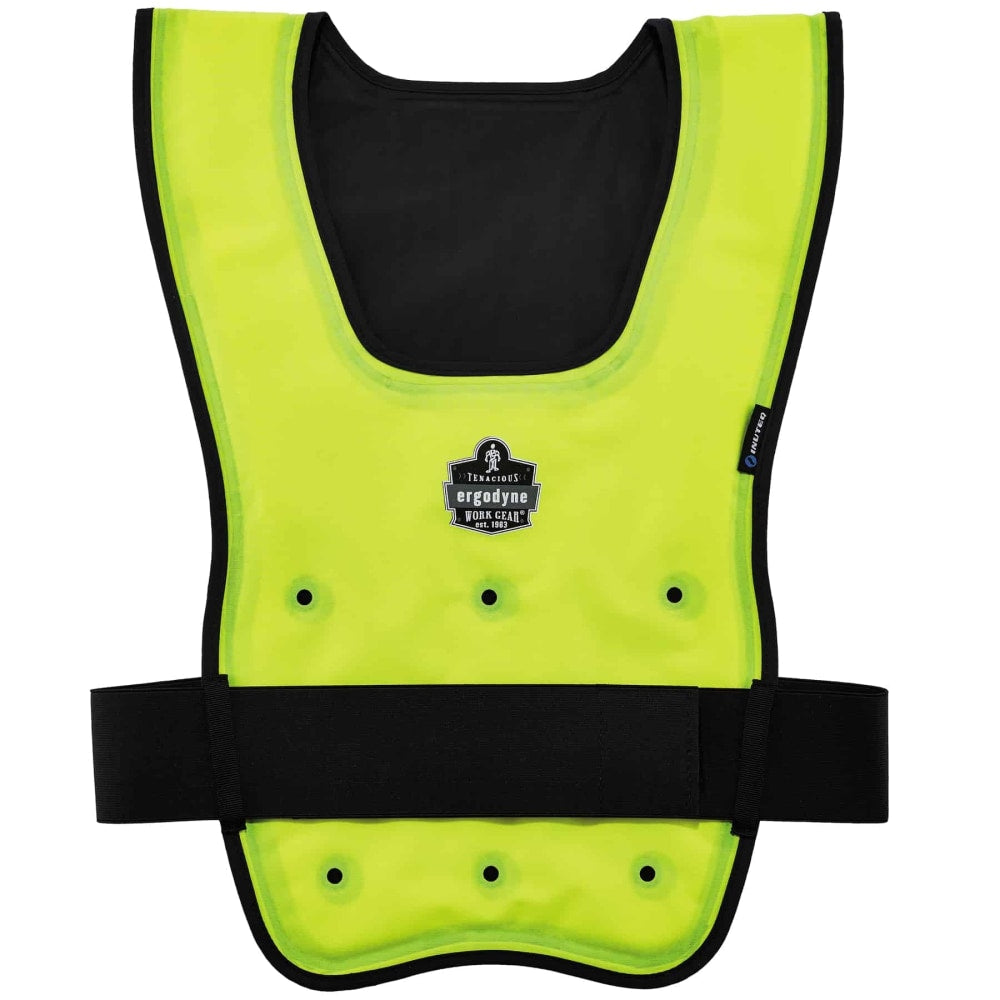 Ergodyne Chill-Its Evaporative Cooling Vest, Economy, Small/Medium, Lime, 6687