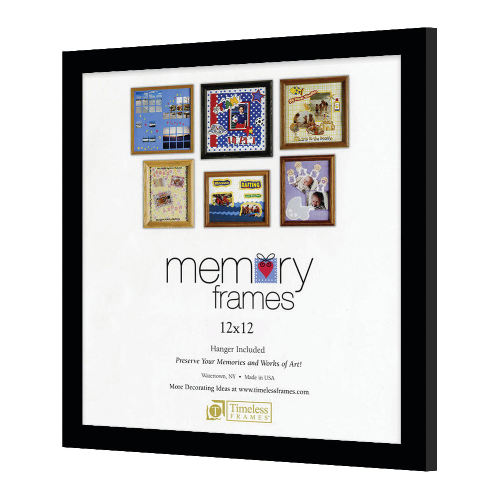 Timeless Frames Anna Memory Frame, 12in x 12in, Black