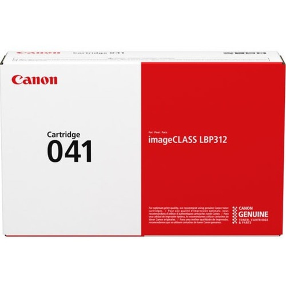 Canon 041 Original Laser Toner Cartridge - Black Pack - 10000 Pages