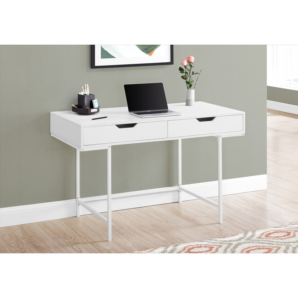 Monarch Specialties Pollard 48inW Computer Desk, White